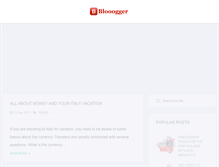 Tablet Screenshot of blooogger.com