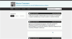 Desktop Screenshot of maroc-concours.blooogger.com